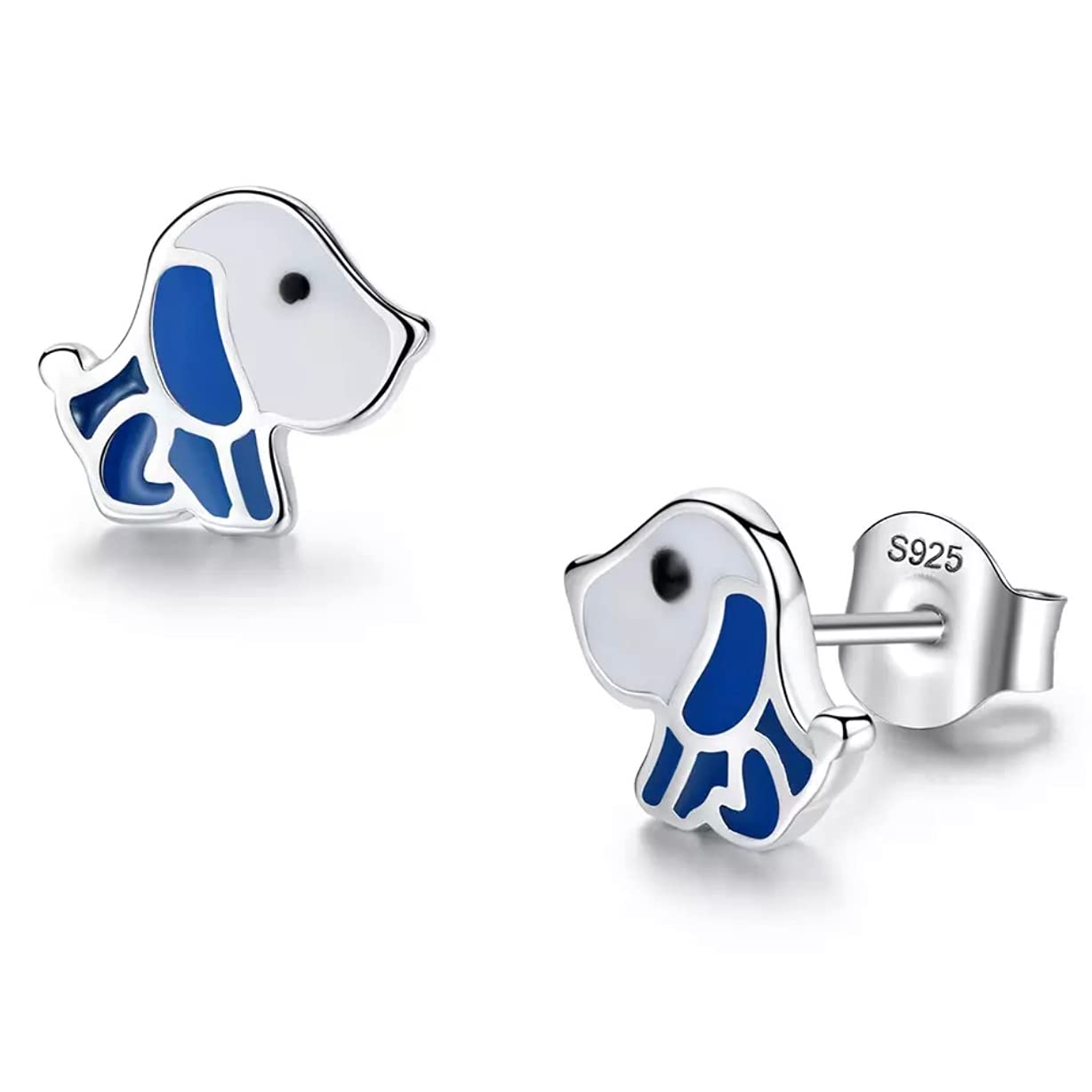 Duck Earrings - Bee Earrings, Penguin Studs, Lady Bug Earrings, Dog Studs, 925 Sterling Silver