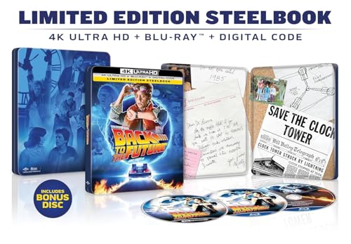 Back to the Future - Limited Edition 40th Anniversary Steelbook (4K Ultra HD + Blu-ray + Digital) image 5