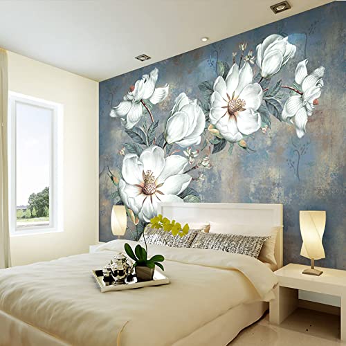 Lhgbgbln 3D Wall Mural Wallpaper Silk Cloth Abstract Oil Painting Floral Mural Bedroom Wall Wallpaper Home Decoration Wall Art #TOP1