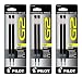 Pilot G2 Gel Ink Refill, 2-Pack for Rolling Ball Pens, Bold Point, Black Ink, Pack Of 3 = 6 Refills