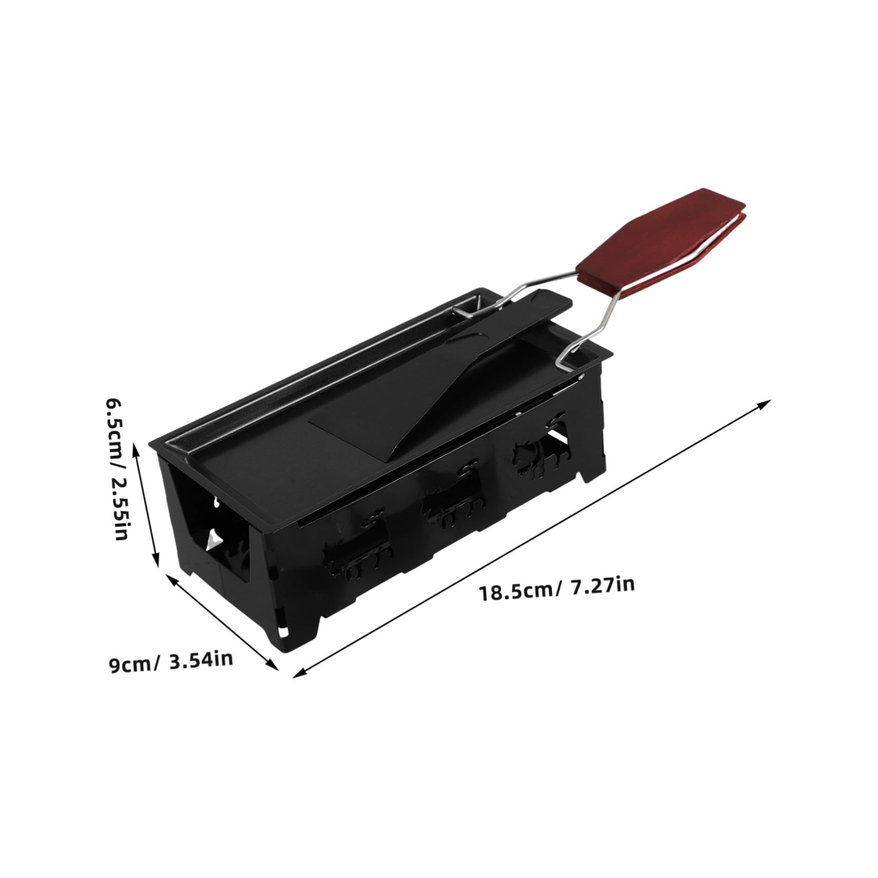 FUNOMOCYA Folding Baking Tray Set Non-stick Brie Cheese Baking Dish Dishes Portable Grilled Cheese Pan