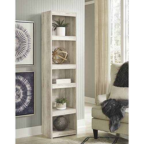 Signature Design By Ashley Bellaby Farmhouse Pier With 3 Adjustable Shelves, Whitewash #TOP3