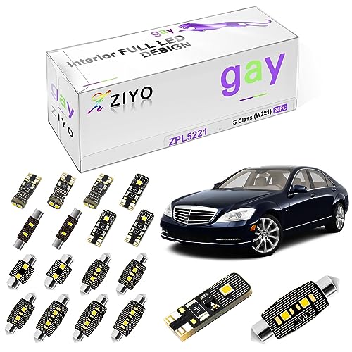 Kit de luces LED interiores para Mercedes Benz S Class W221 miniatura 1