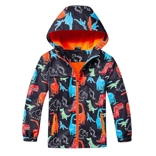 FILOWA Regenjacke Gefütterte für Jungen Kinder Softshelljacke mit Fleece...