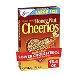 Honey Nut Cheerios Heart Healthy Cereal, Gluten Free Cereal With Whole Grain Oats, 15.4 oz