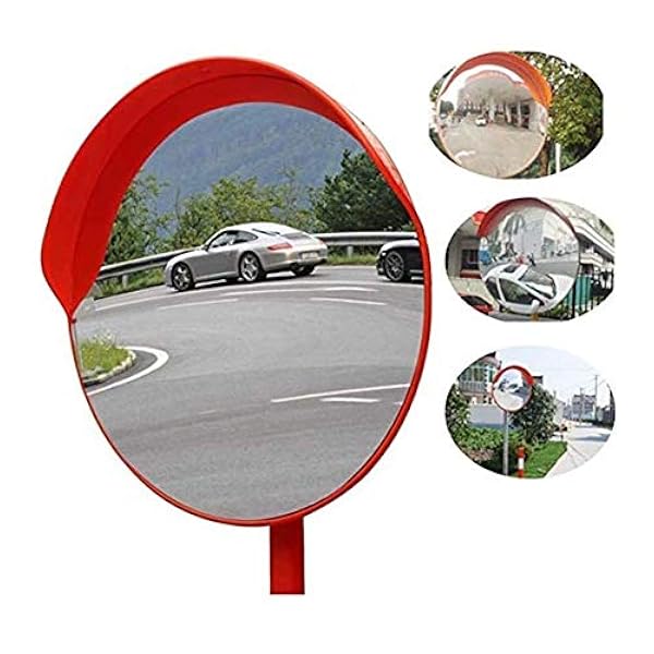WXXGY Specchio Di Sicurezza Del Traffico Convesso Traffico Esterno Lente Angolo Largo, Specchio Del Punto Cieco-Bh Specchio Del Traffico Convesso Convex Factory Interno Specchio Di Sicurezza Largo Est