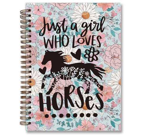 Journal de cheval pour l'écriture créative, carnet fleuri parfait pour la salle de classe