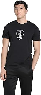 PUMA Mens Ferrari Race Tonal Big Shield Tee B Classic