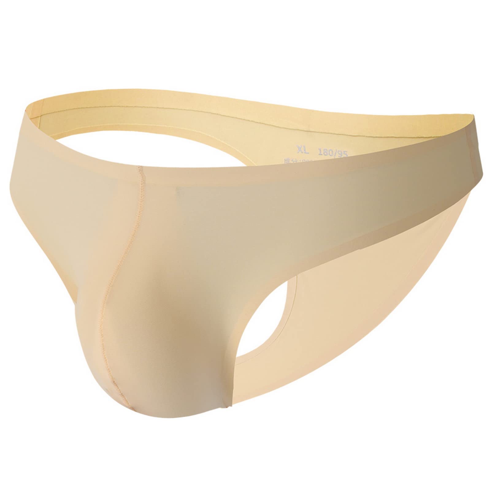 Faringoto Herren-Unterwäsche, Slip, nahtlos, Bikini-Unterhose, U-Tasche