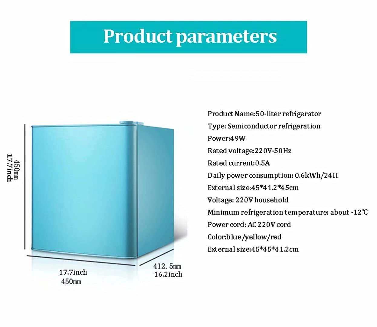 Mini frigo per latte materno, frigo portatile da tavolo per uso domestico, frigorifero congelatore personale per casa e ufficio, bevande/alimenti/cosmetici, regolazione della temperatura a 7 marce (