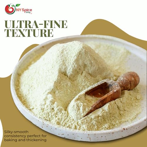 NY Spice Shop Moong Bean Flour - 3 Pound Mung Bean Powder - Finely Milled and All-Natural - Plant-Based Ingredient for Soups Gravies Pancakes Fritters and Traditional Asian Recipes - 녹두가루