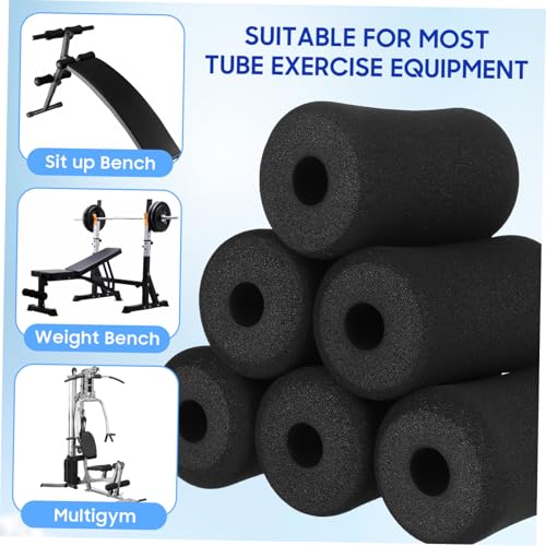 Juego de 6 almohadillas acolchonadas para máquina de ejercicios - rodillo de espuma para gimnasio, protector de ejercicios y entrenamiento abdominal miniatura 3