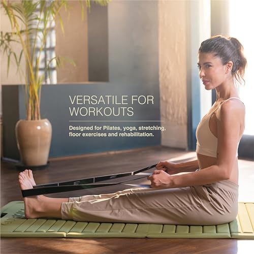 Image of 13mm GURKHA Foldable Performance Yoga Mat for Men & Women | Non-Slip, India's First Foldable Extra-Cushioned Mat for Yoga, Pilates, HIIT & Floor Workouts | Portable, Durable & Lightweight Fitness Mat - Eternal Power (Black) | 170 cms x 70 cms