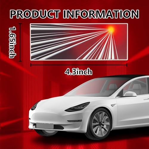 Image of for Tesla Plaid Logo 2026 2025 Model Y Juniper Launch Commemorative Badge Sticker, Compatible for Model 3 Y X S Exterior Decoration Accessories