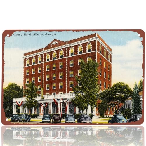 Albany Hotel Albany Georgia metal sign 8x12 inch