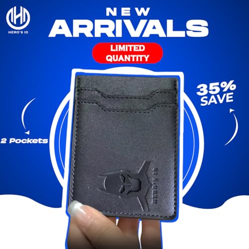 Hero's ID Leather Bat Wallet for Men Personalized Gift for Husband Unique Birthday Holiday Gift for Him Best for Anniversary and Christmas3