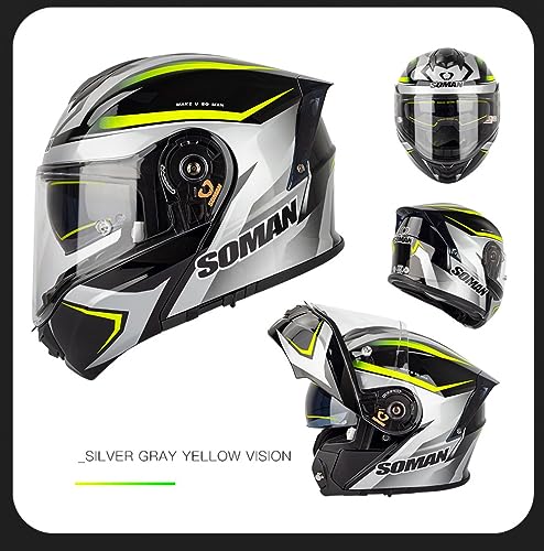 Casque de moto intégré Bluetooth modulable avec double visière J - 2