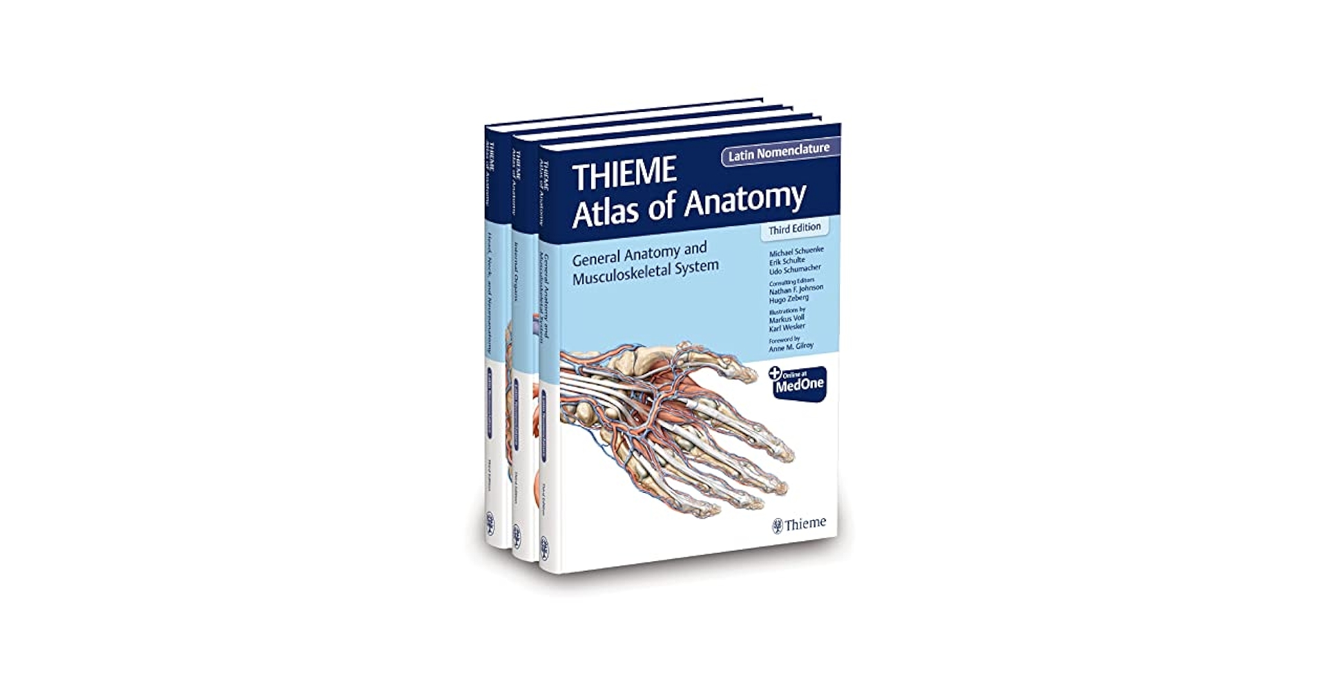 健康・医学 THIEME-Atlas-of-Anatomy THIEME Atlas of Anatomy, Three Volume Set, Fourth Edition
