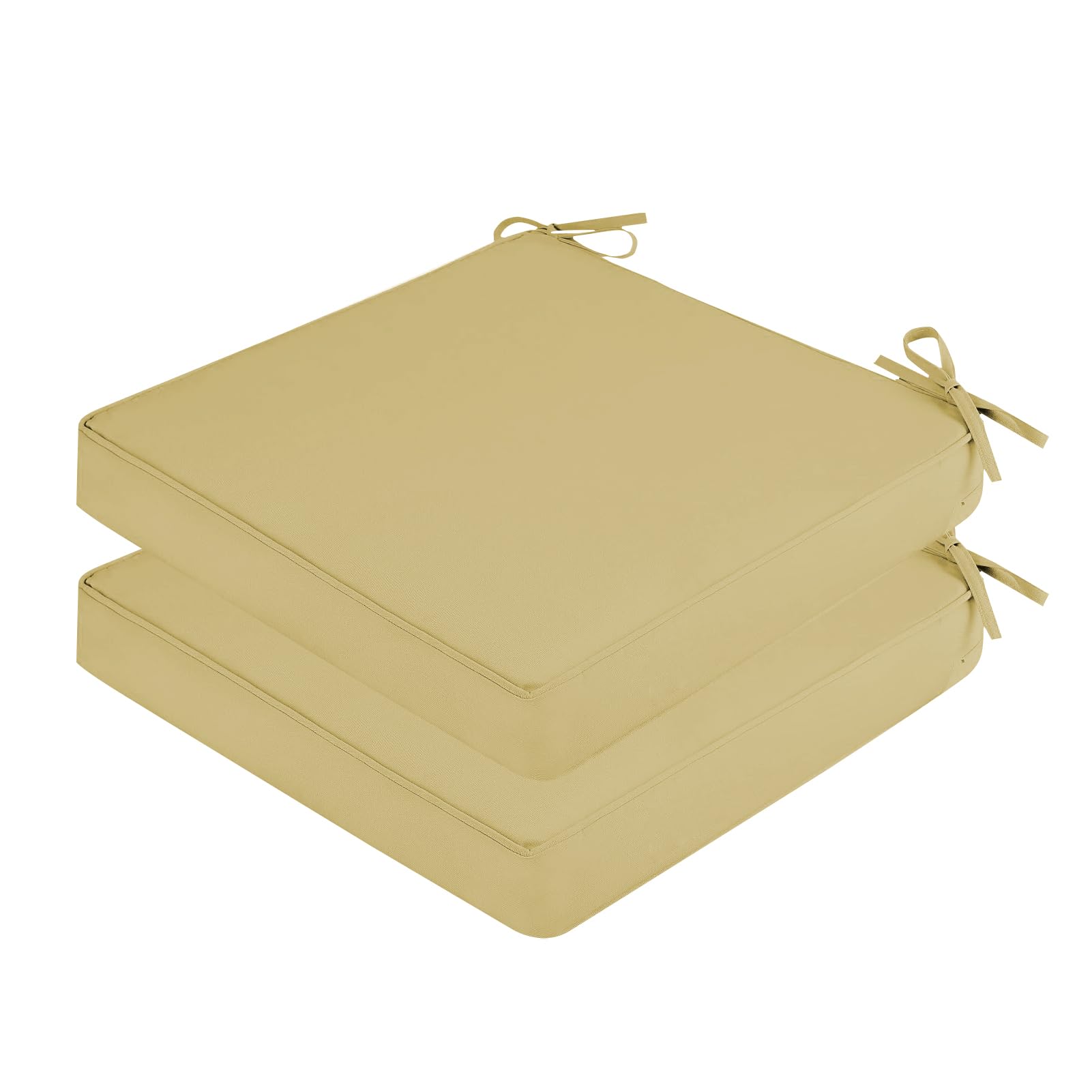 Cojines para jardín exterior 40x40 lavables resistentes a rayos UV e impermeables pack de 2