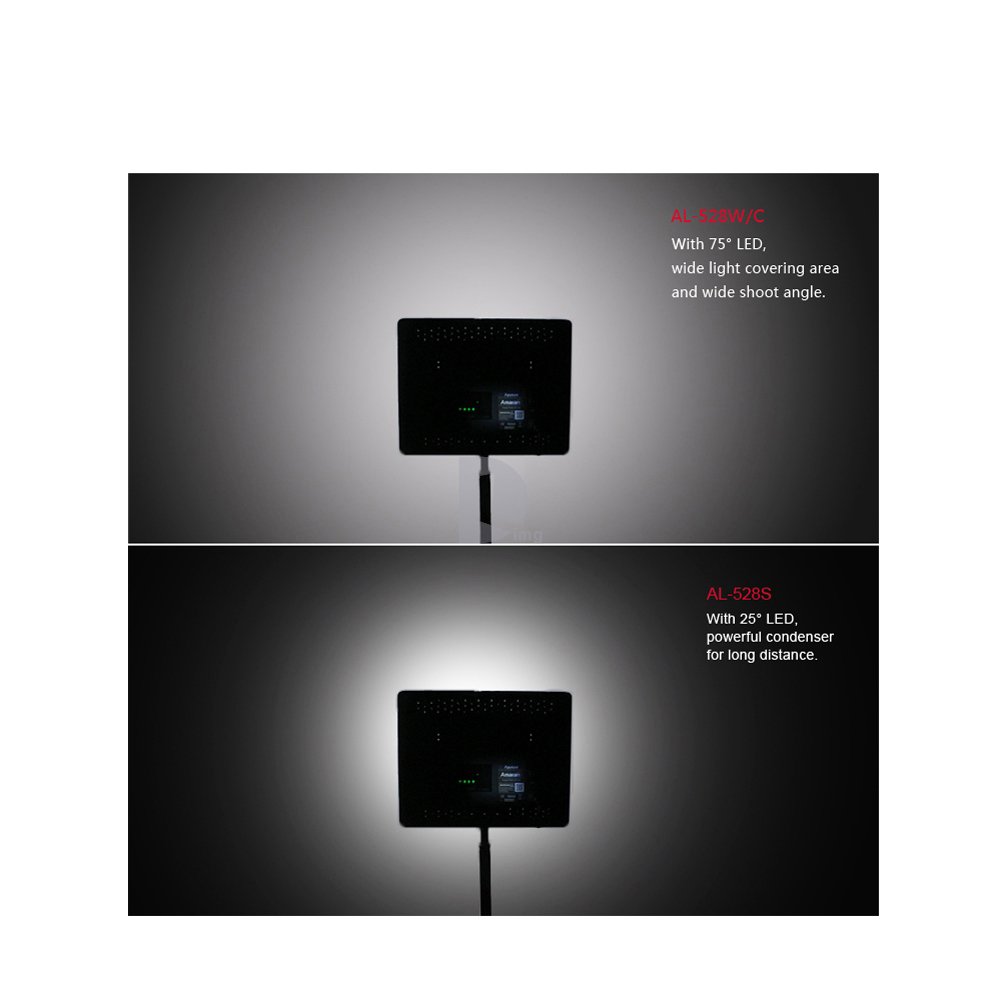 Amazon | Aputure Amaran (AL-528S + AL-528W * 2) 528 LED ビデオ