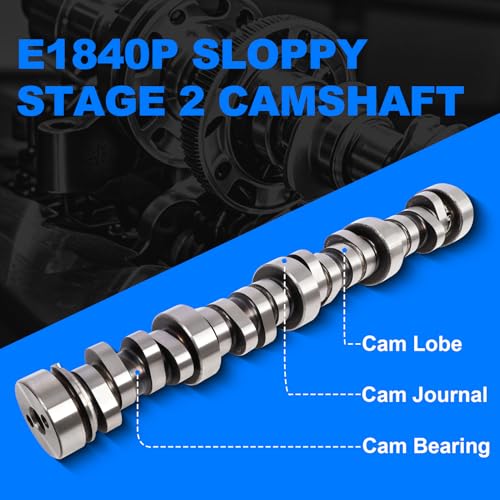 Image of E1840P Sloppy Stage 2 Camshaft Kit for GM /Chevy 4.8L 5.3L 5.7L 6.0L 6.2L LS LS1 LS2 LQ4 LQ9 Engine, (Includes Cam, Springs, 7.400 inch Pushrods, Seals & Gaskets)