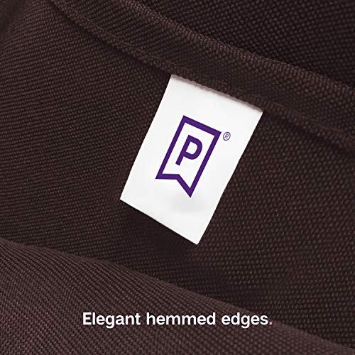 Gee Di Moda Rectangle Tablecloth - 90 x 156 Inch Chocolate Table Cloth for 8 Foot Tables with Floor-Length Drop - Heavy Duty Washable Fabric for Holiday Party, Dinner, Weddings & Baby Shower by Gee Di Moda - Image 5