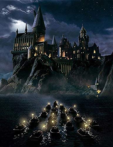 KookuLEE 16"x12" DIY 5D Diamond Painted Beach Kit Number Rhinestone Individual Paint Cross Stitch Full Drill Art Craft Relaxation and Home Wall Decoration