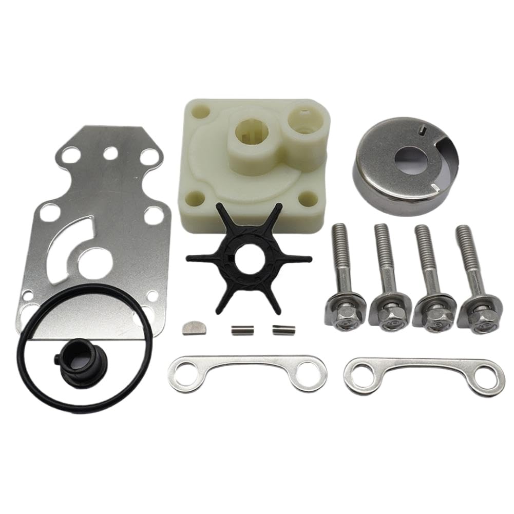Kit Riparazione Pompa Acqua Compatibile Con Outboard 4 Stroke 15 F15 | Adatto per motore barca modello 20 F20 ; Numeri di parte 6AH-W0078-00, 6AH-W0078-01, Sierra 18-3479