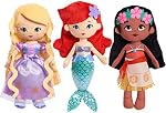 Disney Princess So Sweet Princess Ariel, 13.5-Inch Plush with Red Hair, The Little Mermaid, Officially Licensed Kids Toys for Ages 3 Up, Gifts and Presents