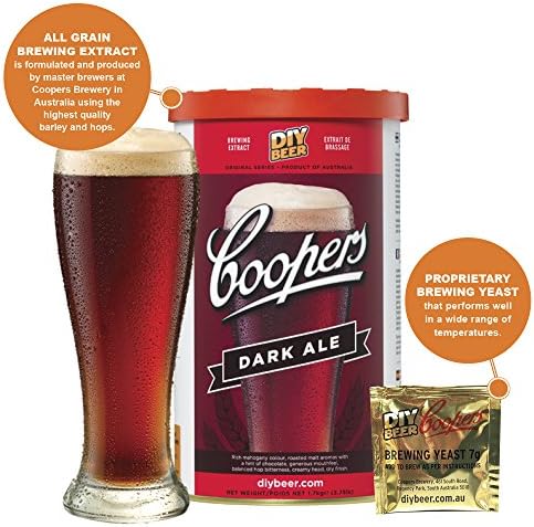 Coopers DIY Beer Dark Ale Homebrewing Craft Beer Brewing Extract