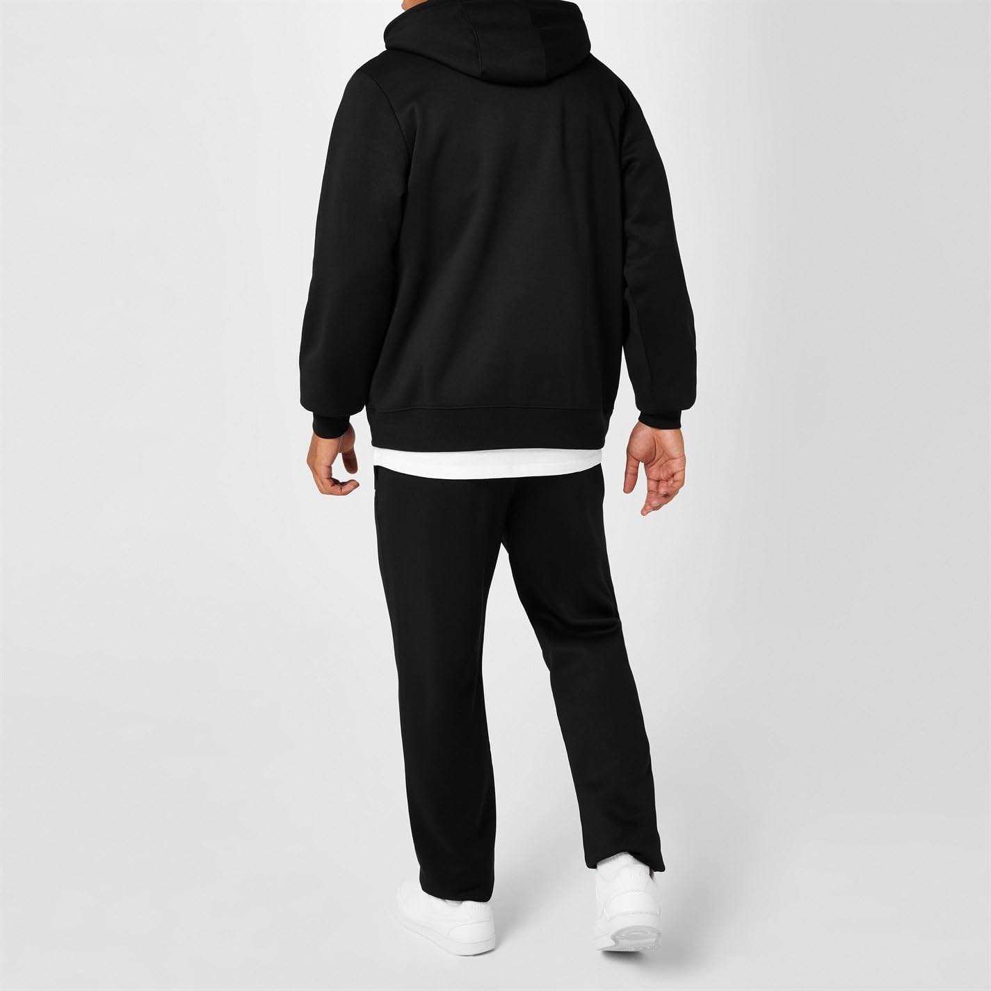 Slazenger Męskie spodnie dresowe z polaru, Czarny, XXS