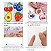 VIGEGU 8 Pack Fruit Cross Stitch Kits,Stamped Cross Stitch Kits for Beginners Kids,Embroidery Kit for Beginners,11CT Cross Stitch Arts and Crafts for Kids Adults with Frame