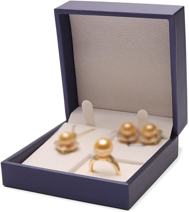 Jewelry Box Light Luxury Exquisite Jewelry Box Wedding Gift Portable Bracelet Necklace Ring Storage Box Jewelry Organizer Box(B)