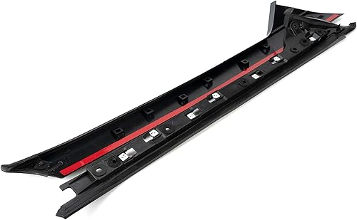 Miniatura 7 de Qagea Moldura para panel de pilar en forma de A para parabrisas  lado derecho del pasajero delantero  Compatible con Ford Explorer 2011-2019