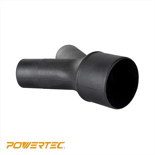 Miniatura 6 de POWERTEC 70240 Manguera de recogida de polvo de PVC (2-12 pulgadas x 50 pies)  Manguera de PVC resistente en espiral izquierda flexible y accesorio