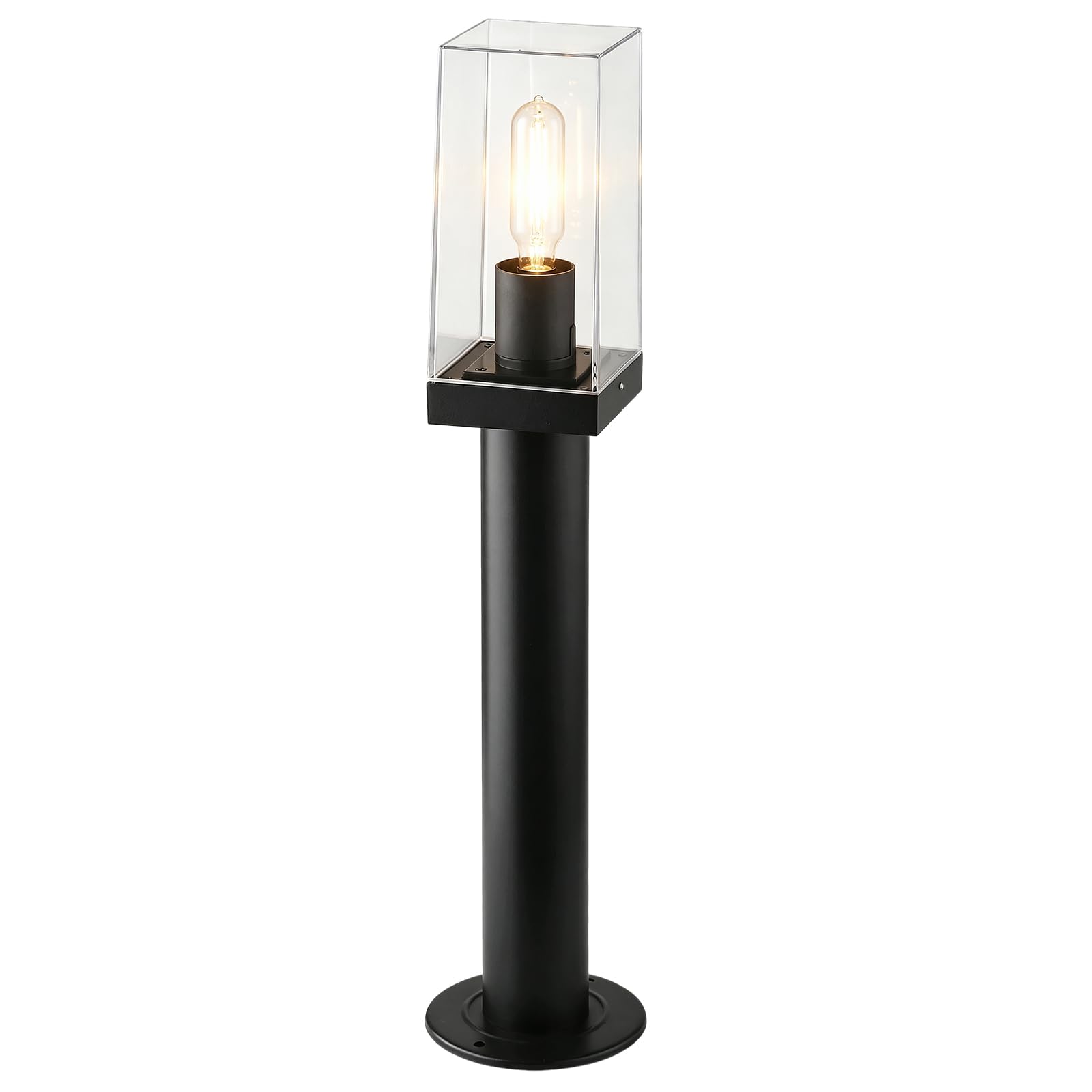 olvaxey 50cm High Outdoor Garden Light E27 for Bright Illumination,IP44 (Bulb Excluded)