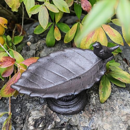Plateau de rangement pour nourriture d'oiseaux avec station de bain intégrée