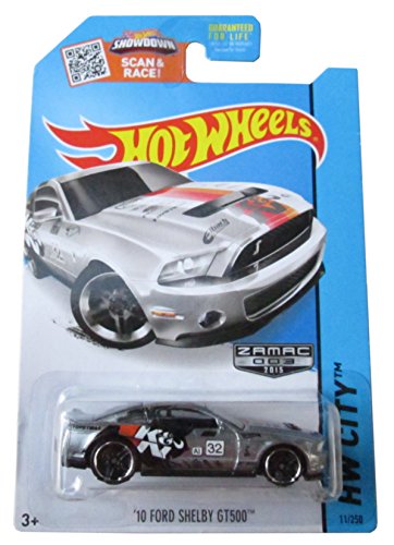 Hot Wheels 2015 Ford Shelby GT500 ZAMAC 1:64 miniatura 1
