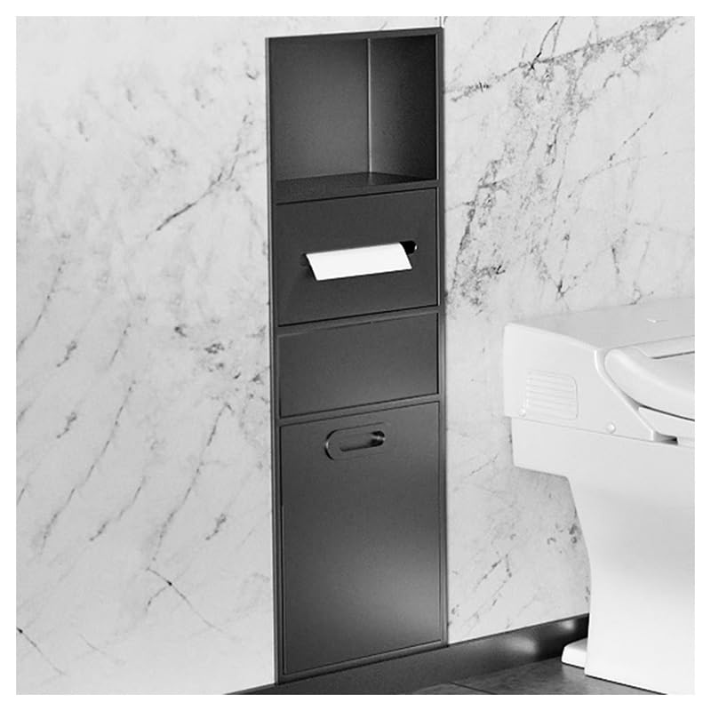 Douche murale en acier inoxydable avec rangement intégré pour résoudre le manque de place