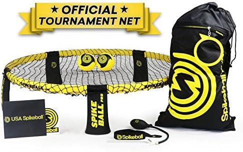 Spikeball Pro Kit Tournament Edition - Upgraded powerful playnet, new ball designed to add spin and portable?