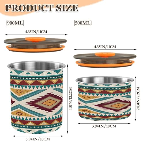 Envase hermético para café de acero inoxidable 30 oz miniatura 3