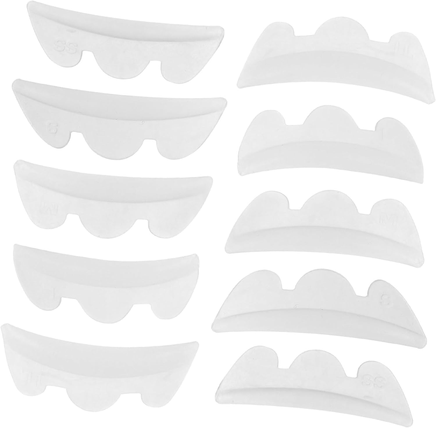 FRCOLOR 40pairs Eyelash Lifting Perming Pads Lash Lift Pads Rods Silicone Eye Lash Lift Supplies