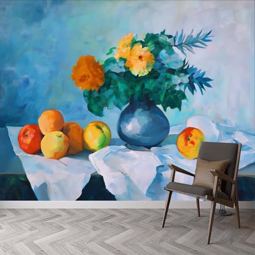 Carta da parati fotografica in tessuto non tessuto, stile pittore, 400 x 280 cm (larghezza x altezza), moderna carta da parati in tessuto non tessuto, effetto 3D, decorazione da parete, per soggiorno