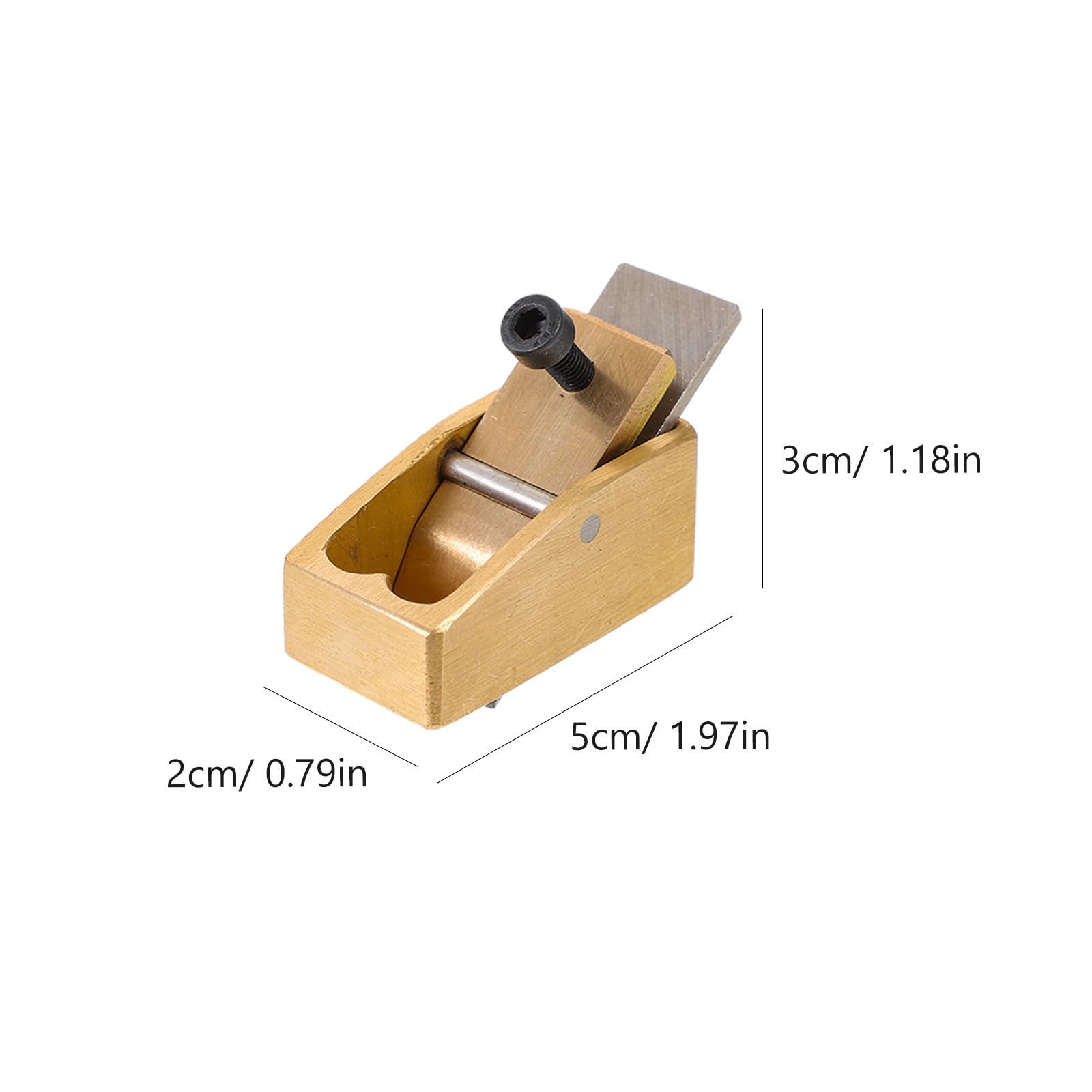 Pialla Manuale per Liutai da 16 Mm, Strumento di Liuteria per Violino e Violoncello, Mini Pialla a Mano per Lavorazione del Legno Artigianale, Compatta e Regolabile