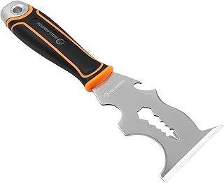 ROLLINGDOG 14-IN-1 Painter's Tool, Stainless Paint Scraper, Paint Roller Cleaner, Putty Knife, Multi-Use Painters Tool