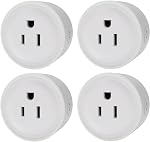 Mengshen 2 Pack Smart Plug 16A Smart Outlet WiFi Socket | Tuya App Remote Control, Compatible with Alexa Google Home, Timer Function, 2.4GHz WiFi Only