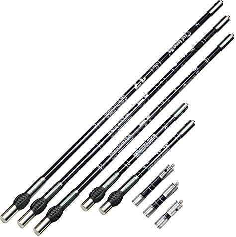 ZSHJGJR Archery Bow Stabilizer Balance Bar Rod System 3-30 Inch Carbon Fiber Stabilizer Damping Shock Absorber for Recurve Compound Bow ZSHJGJR Archery Bow Stabilizer Balance Bar Rod System 3-30 Inch Carbon Fiber Stabilizer Damping Shock Absorber for Recurve Compound Bow