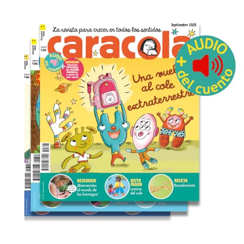 Aprende a leer con la revista Caracola | Pack lectura con 3 revistas infantiles | Para niños de 4 a 6 años | 51 páginas (Caracola   La Revista Para Crecer En Todos Los Sentidos)