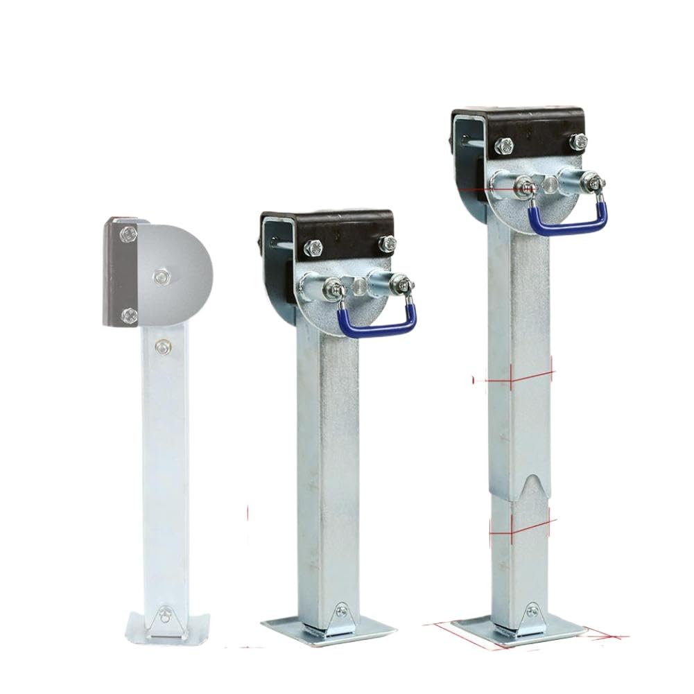 Paquete de 2 patas estabilizadoras ajustables, 440 mm a 700 mm, soportes de apoyo para caravanas, autocaravanas, remolques, estacionamiento y camping