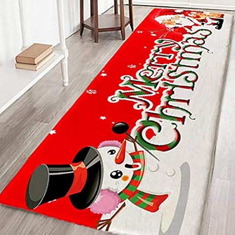 Valcatch 3D Printed Christmas Runner Rug Cover